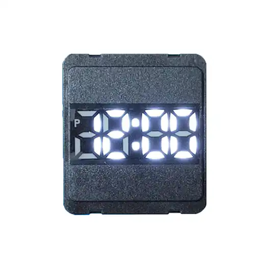 Movimento elettronico dell'orologio con tastiera LED blu